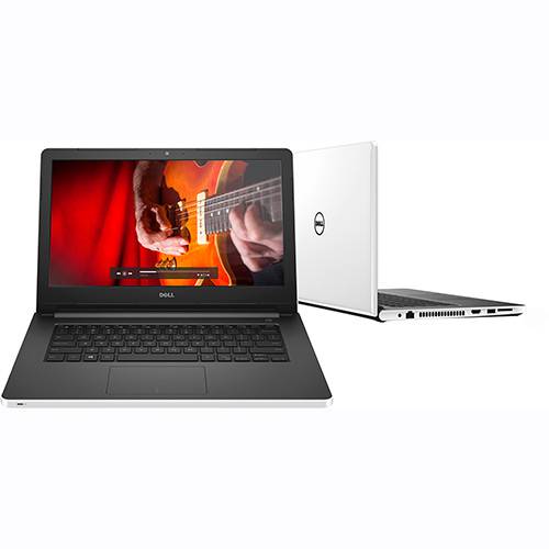 Notebook Dell Inspiron I14-5458-B30 Intel Core I5 4GB 1TB Tela 14'' Windows 10 - Branco