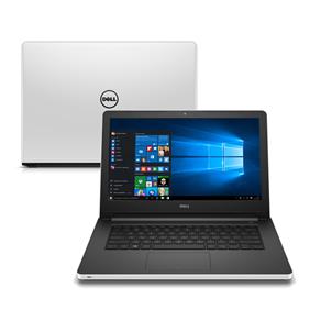 Notebook Dell Inspiron I14-5458-BB10 com Intel® Core™ I3-5005U, 4GB, 1TB, Gravador de DVD, Leitor de Cartões, HDMI, Bluetooth, LED 14" e Windows 10