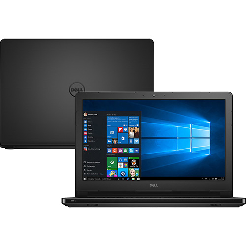 Notebook Dell Inspiron I14-5468-a20p Intel Core I5 4GB 1TB Tela LED 14" Windows 10 - Preto