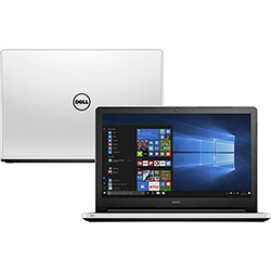 Notebook Dell Inspiron I15-5558-a50 Intel Core I7 8GB (4GB de Memória Dedicada) 1TB Tela 15,6'' Windows 10 - Branco