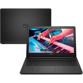 Notebook Dell Inspiron I15-5566-A50P - Tela 15.6" HD, Intel I7 7500U, 8GB, HD 1TB - Preto