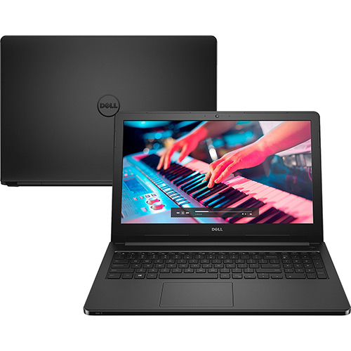 Notebook Dell Inspiron I15-5566-D30P Intel Core 7 I5 4GB 1TB Tela LED 15.6" Linux - Preto