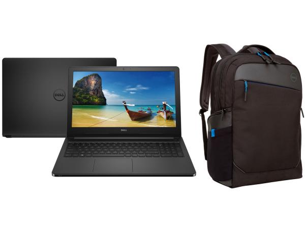 Notebook Dell Inspiron I15-5566-D10P Intel Core I3 - 4GB 1TB LED 15,6” Linux + Mochila
