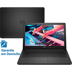 Notebook Dell Inspiron I15-5566-D10P Intel Core I3 4GB 1TB Tela LED 15.6" Linux - Preto