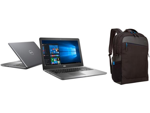 Notebook Dell Inspiron I15-5567-A30C Intel Core I5 - 8GB 1TB LED 15,6” AMD M445 2GB + Mochila