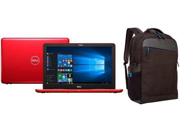 Notebook Dell Inspiron I15-5567-A30V Intel Core I5 - 7ª Geração 8GB 1TB LED 15,6” + Mochila