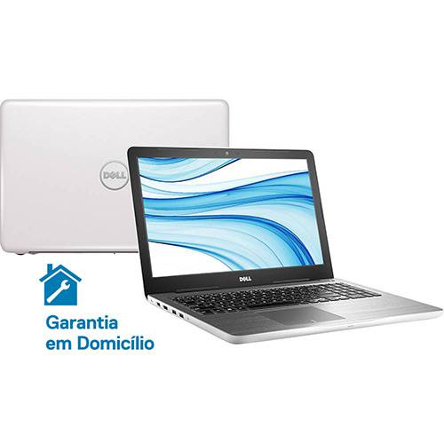 Notebook Dell Inspiron I15-5567-D30B Intel Core I5 8GB (AMD Radeon R7 M445 de 2GB) 1TB Tela LED 15.6" Linux - Branco