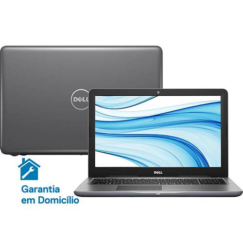 Notebook Dell Inspiron I15-5567-D40C Intel Core I7 8GB (AMD Radeon R7 M445 de 4GB) 1TB Tela LED 15,6" Linux - Cinza