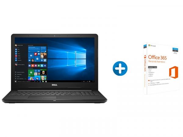 Notebook Dell Inspiron I15-3567-A50P Intel Core I7 - 8GB 2TB LED 15,6 + Microsoft Office 365 Personal