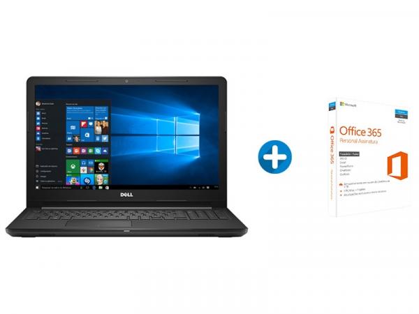 Notebook Dell Inspiron I15-3576-A70 Intel Core I7 - 8GB 2TB LED 15,6” + Microsoft Office 365 Personal
