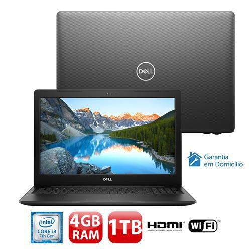 Notebook Dell Inspiron I15-3584-A10P Core I3 4gb 1tb HD