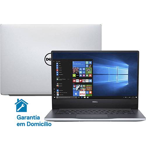 Notebook Dell Inspiron I15-7560-A30S Intel Core I7 16GB ((GeForce 940MX de 4GB)) 1TB 128GB SSD Tela Full HD 15,6" Windows 10 - Prata