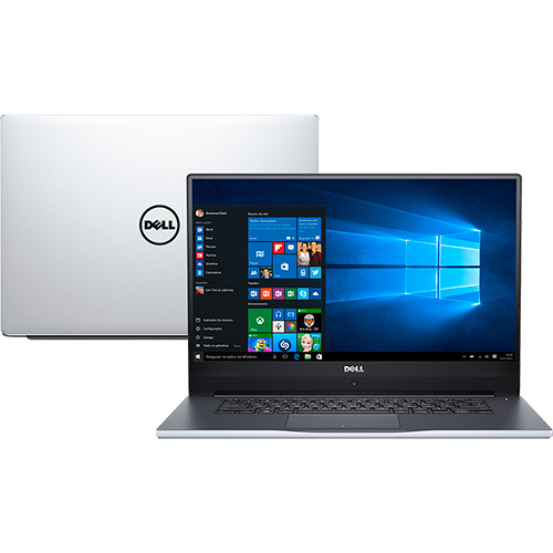 Notebook Dell Inspiron I15-7572-A10S Intel Core 8ª I5 8GB (GeForce MX150 com 4GB) 1TB Tela Full HD 15,6" Windows 10 - Prata