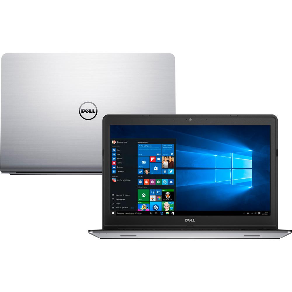 Notebook Dell Inspiron Special Edition I15-5557-a15 Intel Core I7 8GB (4GB de Memória Dedicada) 1TB Tela 15.6'' Windows 10 - Prata