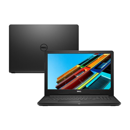 Notebook Dell Intel Core I3 4Gb 1Tb Tela 15,6" Windows 10 Inspiron I15-3567-A15c Preto