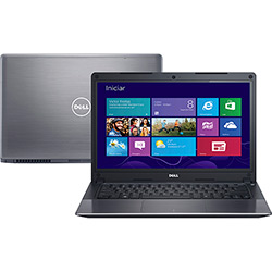 Notebook Dell Vostro V14T-5480-B60 Intel Core I7 8GB (2GB de Memória Dedicada) 500GB Tela LED 14" Touch Windows 8 - Prata