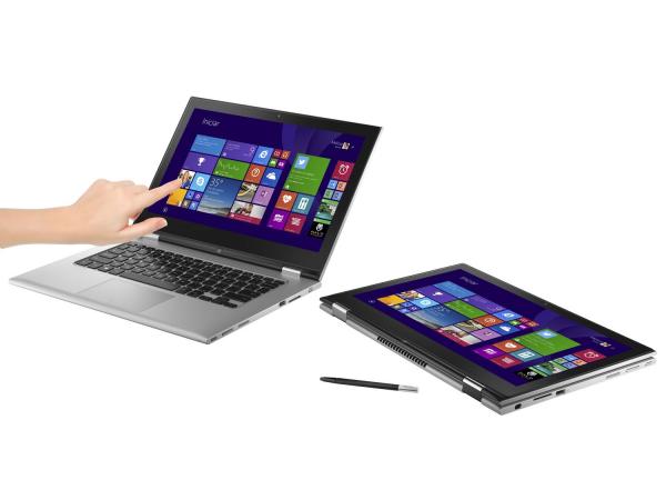 Notebook 2 em 1 Dell Inspiron 13 I13-7348-B10 - Intel Core I3 4GB 500GB LED 13,3 Windows 8.1