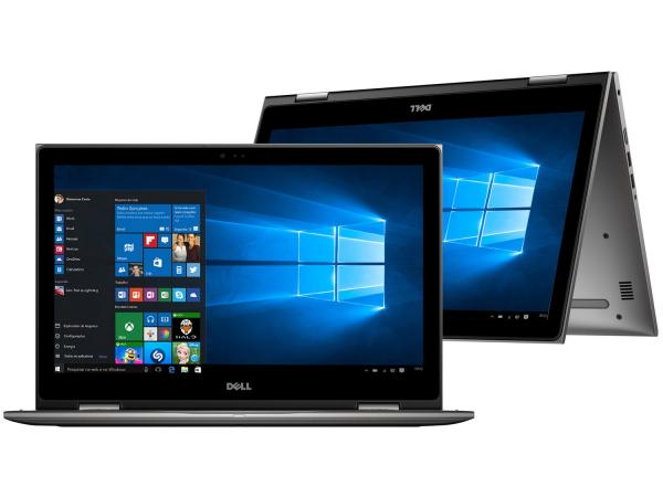Notebook 2 em 1 Dell Inspiron 15 I15-5578-A10C - Intel Core I5 8GB 1TB LED 15,6” Touch Windows 10