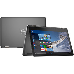 Notebook 2 em 1 Dell Inspiron I15-7558-A10 Intel Core I5 8GB 500GB Tela LED Full HD 15.6'' Windows 10 - Cinza