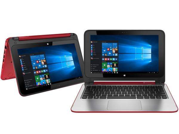 Notebook 2 em 1 HP X360 Convertible 11-n225br - Pavilion Intel Quad Core 4GB 500GB 11,6Windows 10