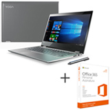 Notebook 2 em 1 Lenovo, I5, 8GB, 1 TB, Tela de 14", Platinum, Yoga 520 - 80YM0009BR + Office 365 01 Ano de Assinatura