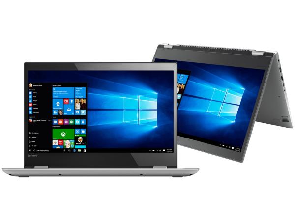 Notebook 2 em 1 Lenovo Yoga 520 Intel Core I7 - 8GB 256GB LED 14” Touch Windows 10