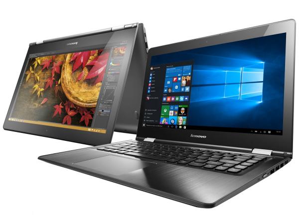 Notebook 2 em 1 Lenovo Yoga 500 Intel Core I3 - 4GB 500GB LED 14” Touch Screen Windows 10