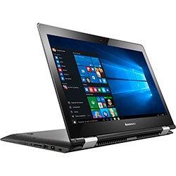 Notebook 2 em 1 Lenovo Yoga 500 Intel Core I7 8GB 1TB Tela LED 14'' Windows 10 - Preto