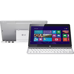 Notebook 2 em 1 LG Slidepad H160 com Intel Atom 2GB 64GB LED 11,6" Touchscreen Branco Windows 8