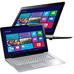 Notebook 2 em 1 Multiflip Sony VAIO Fit 14A SVF15N17CBS com Intel Core I7 8GB 750GB LED Full HD 15,5" Touchscreen Windows 8