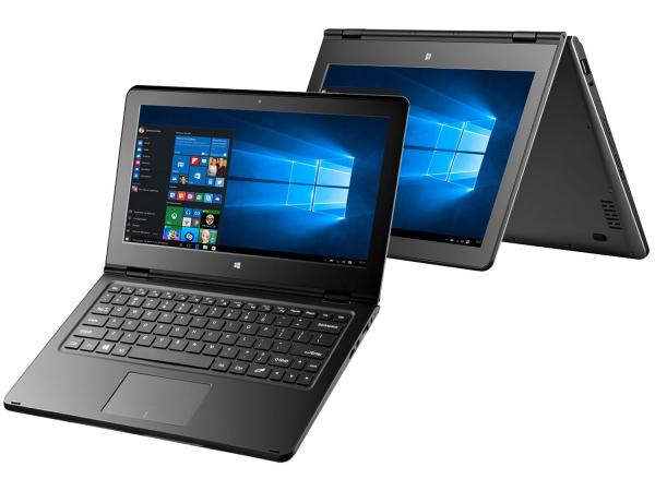 Tudo sobre 'Notebook 2 em 1 Multilaser M11W Intel Quad Core - 2GB SSD 32GB LCD 11,6” Touch Screen Windows 10'