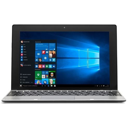 Notebook 2 em 1 Positivo Duo - ZX3040 Prata - Notebook Completo, Tablet Completo.