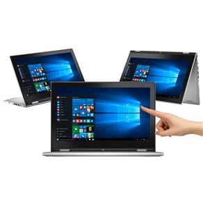 Notebook 2 em 1 Touch Dell Inspiron I13-7359-A40 com Intel® Core™ I7-6500U, 8GB, 500GB, 8GB SSD, HDMI, Caneta Digital, LED Full HD 13.3" e Windows 10