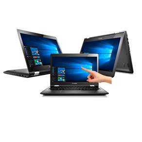 Notebook 2 em 1 Touch Lenovo Yoga 500 com Intel® Core I3-5005U, 4GB, 500GB, Leitor de Cartões, HDMI, Wireless, Bluetooth, Webcam, LED 14" e Windows 10