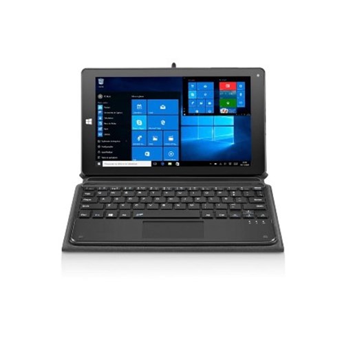 Notebook 2 Em 1 (Windows 8.9” / Intel Qc / 2gb+32gb / Dual Cam / Preto) - Nb242