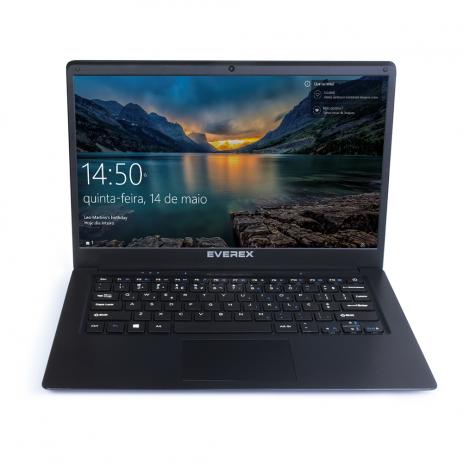 Notebook Everex Intel Atom Z8350 2GB Ddr3 32SSD Windows 10 Preto