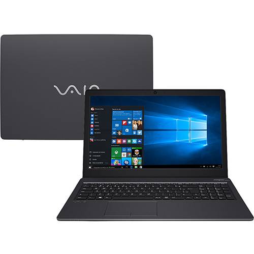 Notebook Fit 15S B0211B Intel Core I5 8GB 1TB LCD 15,6'' W10 Chumbo - VAIO