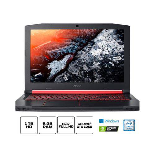 Notebook Gamer Acer Nitro An515-51-77fh - I7-7700hq 8gb 1tb