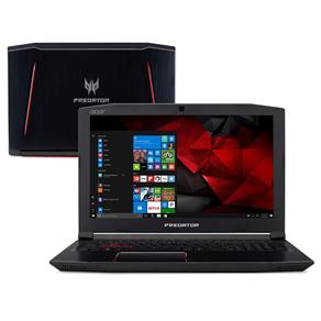 Notebook Gamer Acer NVIDIA GeForce GTX 1060 Core I7-7700HQ 16GB 2TB Tela Full HD 15.6” Windows 10 Predator Helios 300 G3-572-75L9