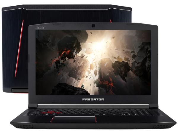 Tudo sobre 'Notebook Gamer Acer Predator Helios Intel Core - I7HQ 16GB 2TB LCD 15,6” Full HD IPS GTX 1060 6GB'