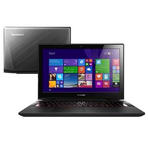 Notebook Gamer Lenovo Y50-70 com NVIDIA GeForce GTX 960M, Intel® Core™ I7-4720HQ, 16GB, 1TB, Gravador de DVD, HDMI, LED 4K 15.6” e Windows 8.1