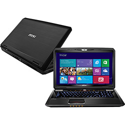 Notebook Gamer MSI GT70 2OK com Intel Core I7 16GB (4GB de Memória Dedicada) 1TB 128GB LED Full HD 17,3" Windows 8