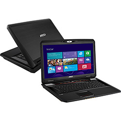 Tudo sobre 'Notebook Gamer MSI GX70 com AMD A10 8GB 750GB Tela LED 17,3" Blu-ray Windows 8'