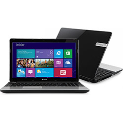 Notebook Gateway NE56R09B com Intel Core I5 4GB 500GB LED 15,6 Windows 8