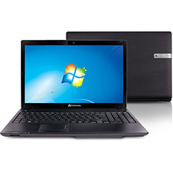 Notebook Gateway NV55C12B - Intel Pentium Dual Core, 2GB, 320GB, Windows 7 Starter e LED 15,6"