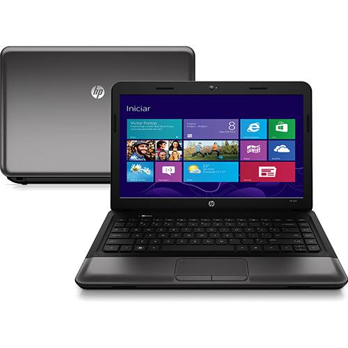 Notebook HP 1000-1240br com Intel Core I3 4GB 500GB LED 14'' Windows 8