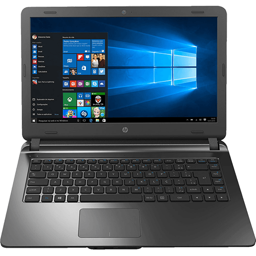 Tudo sobre 'Notebook HP 14-ap020 Intel Core I3 4GB 500GB Tela LED 14" Windows 10 - Chumbo'
