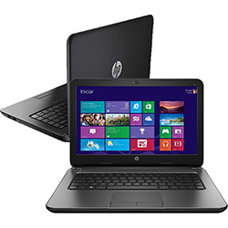 Notebook HP 240 com Intel Core I3 4GB 500GB Tela LED 14" Windows 8.1 - Preto