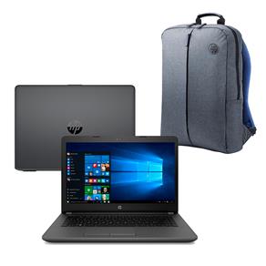 Notebook HP Core I5-7200U 8GB 1TB Tela 14” Windows 10 246 G6 + Mochila HP Atlantis para Notebook Até 15.6” K0B39AA