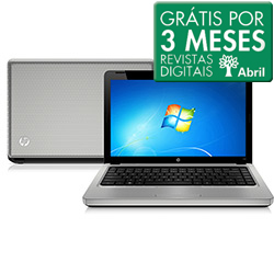 Notebook HP G42-450BR C/ Intel Core I3 370M 2.4GHz 4GB 500GB DVD-RW Webcam e Saída HDMI LED 14" Windows 7 Premium - HP